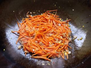 胡萝卜肉末炒鸡蛋的做法步骤：7