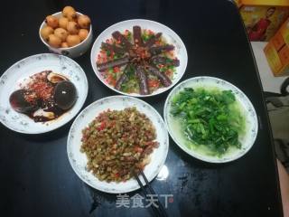 肉末茄条蒸粉丝的做法步骤：16