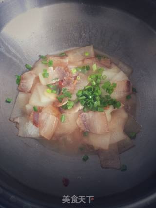 腊肉炒冬瓜的做法步骤：7