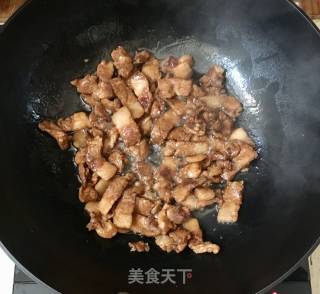 夏日懒人餐之辣椒小炒肉的做法步骤：3