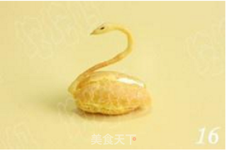 高贵的天鹅泡芙的做法步骤：16
