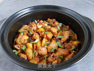 土豆煲鸡的做法步骤：12