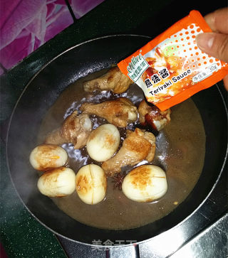 照晓鸡腿烩鸡蛋的做法步骤：10
