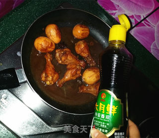 照晓鸡腿烩鸡蛋的做法步骤：12