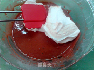 粉红草莓法罗夫戚风蛋糕的做法步骤：8