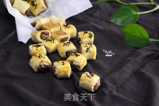 莲子红豆一口酥的做法步骤：12
