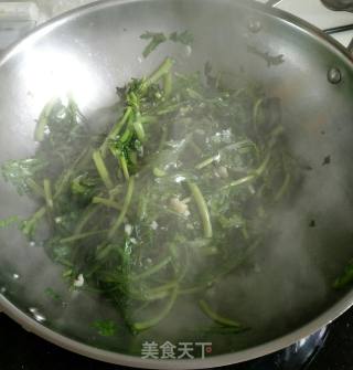 蒜泥茼蒿的做法步骤：5