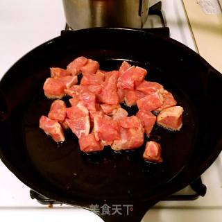 香蒜孜然猪肉粒的做法步骤：6