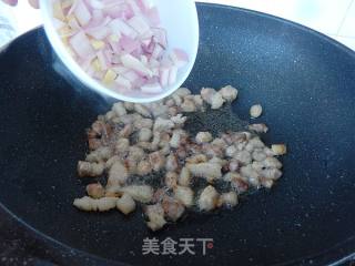 豉香肉末蒜苔的做法步骤：5