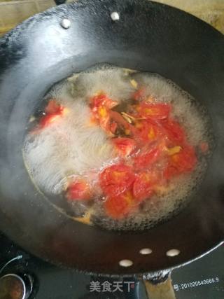 茄汁素汤面的做法步骤：3