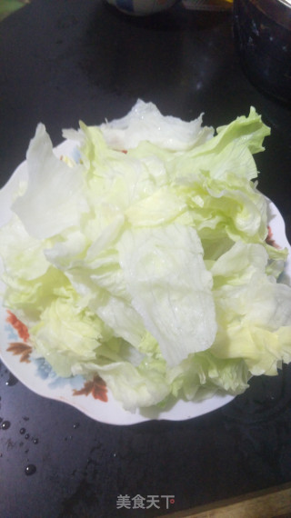 蒜香生菜的做法步骤：1