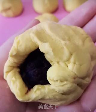 紫薯馅南瓜饼的做法步骤：10