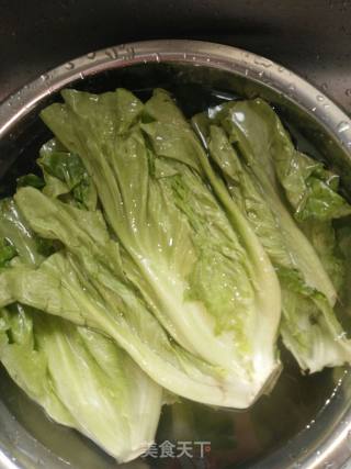 蚝油生菜的做法步骤：1