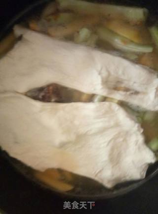 豆角炖土豆面饼的做法步骤：5
