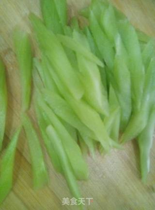 鸡丝莴苣的做法步骤：5