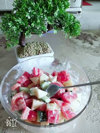蔬菜水果沙拉的做法步骤：7
