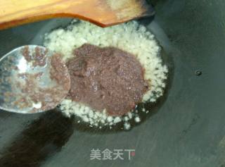 虾酱蒜蓉炒菜花的做法步骤：3