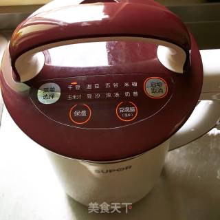 黑米豆浆的做法步骤：3