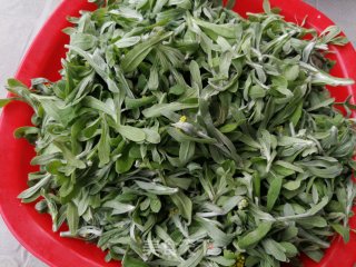 小花青饼的做法步骤：1