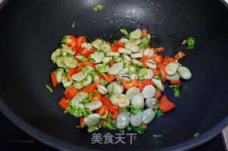 香菜蚕豆瓣的做法步骤：8