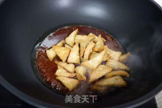 蜜汁叉烧豆腐角的做法步骤：7