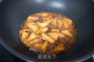 蜜汁叉烧豆腐角的做法步骤：8