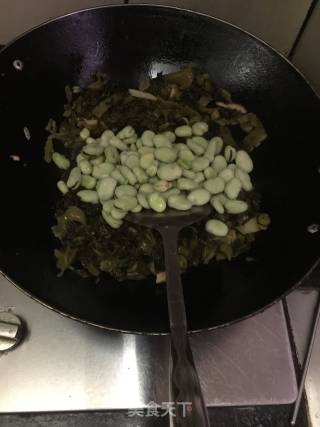 蚕豆酸菜排骨的做法步骤：4