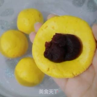 南瓜糯米饼的做法步骤：6