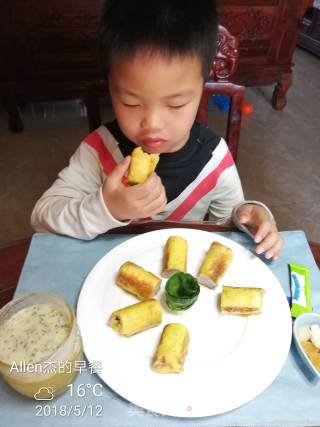 面包芋泥卷的做法步骤：10