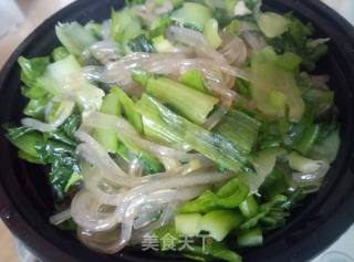 上海青炖粉条的做法步骤：4