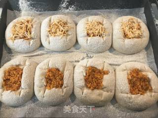 烤金瓜面包的做法步骤：15
