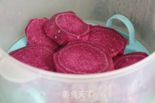 紫薯康乃馨的做法步骤：2