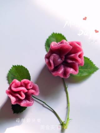 紫薯康乃馨的做法步骤：12