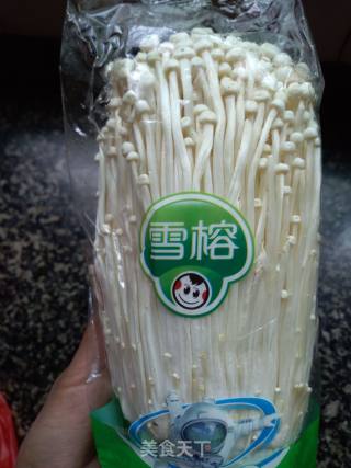 凉拌金针菇的做法步骤：4