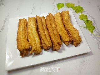 自制油条的做法步骤：8