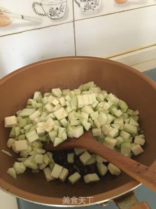 茄丁拌面的做法步骤：5