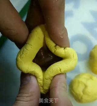 巧克力南瓜饼的做法步骤：7