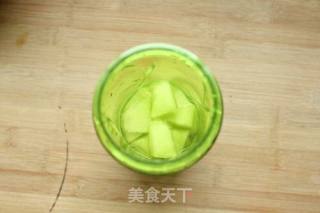 #夏日饮品#蜜瓜汁的做法步骤：3