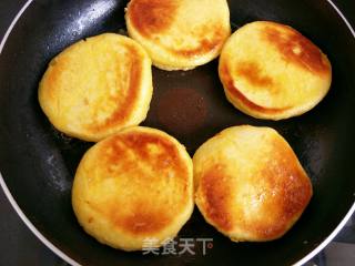 奶香粗粮烤饼的做法步骤：6