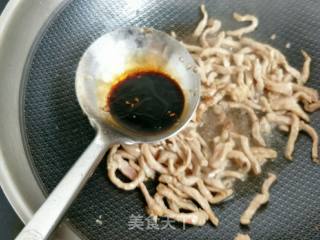 毛葱嫩炒肉丝的做法步骤：6