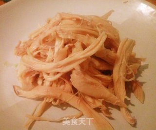 葱香辣子鸡丝的做法步骤：4