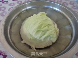 里脊肉炒圆白菜的做法步骤：2