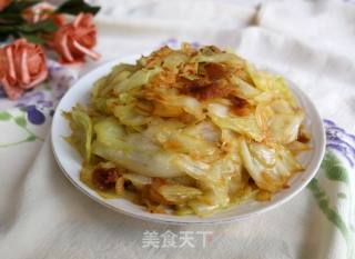 虾皮炒卷心菜的做法步骤：7