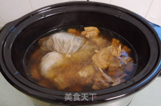 韩国萝卜焖牛腩的做法步骤：8