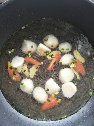 大白菜芋头肉丸汤的做法步骤：8