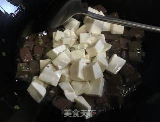 鸭血豆腐羹的做法步骤：4