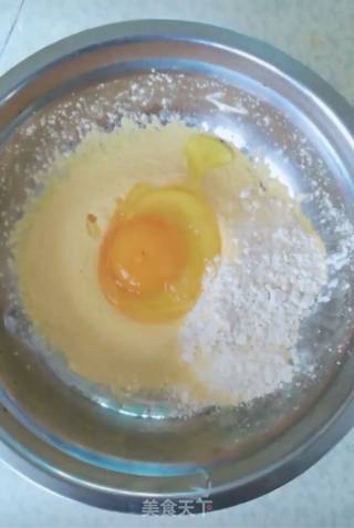 玉米面番茄鸡蛋饼的做法步骤：1