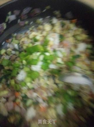 两个鸡蛋的炒饭的做法步骤：9
