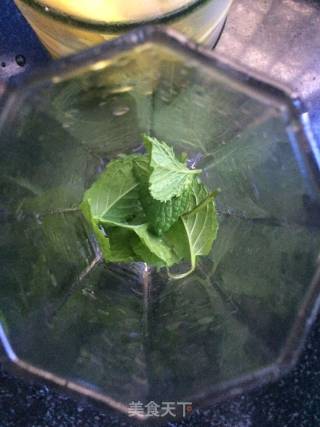 柠檬薄荷水的做法步骤：3