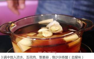 蒜泥白肉的做法步骤：2
